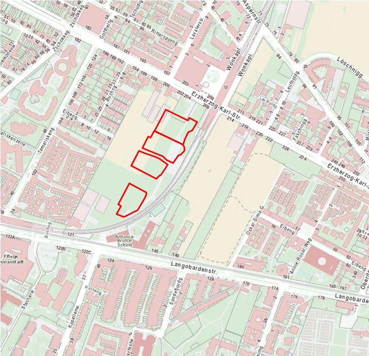 Stadtquartier Eibengasse Plan